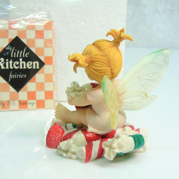 Little Kitchen Fairies Sweet Bon Bon Fairie Peppermint Gum Drops Candy Fairy Box - Picture 5 of 8